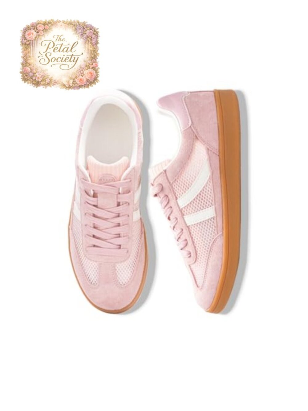 Women's Suede Mesh Slip On Sneakers Lightweight Non-Slip